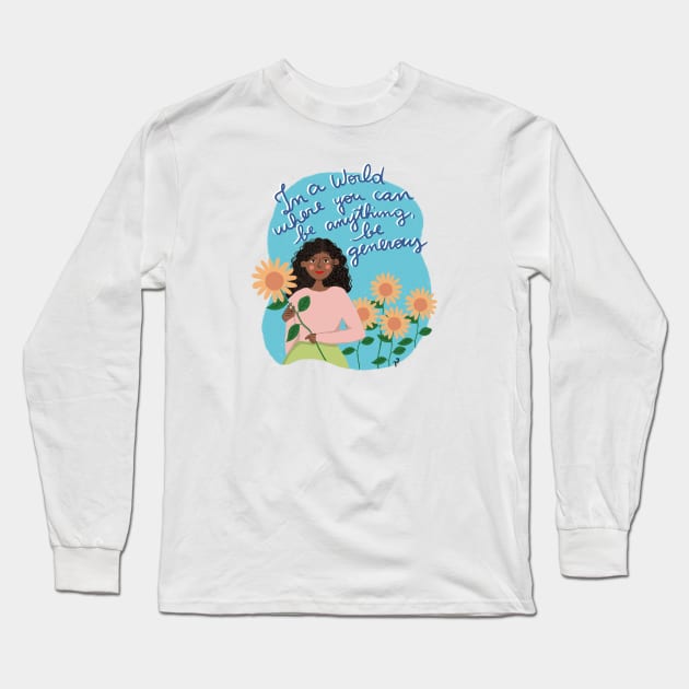 Generosity Long Sleeve T-Shirt by juf.illustration@gmail.com